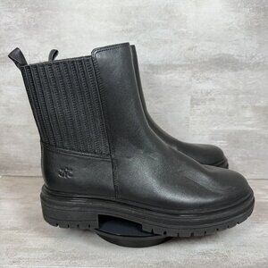 Johnston & Murphy Women's Black Leather Gianna Core Boots Shoe Size 9-NEW